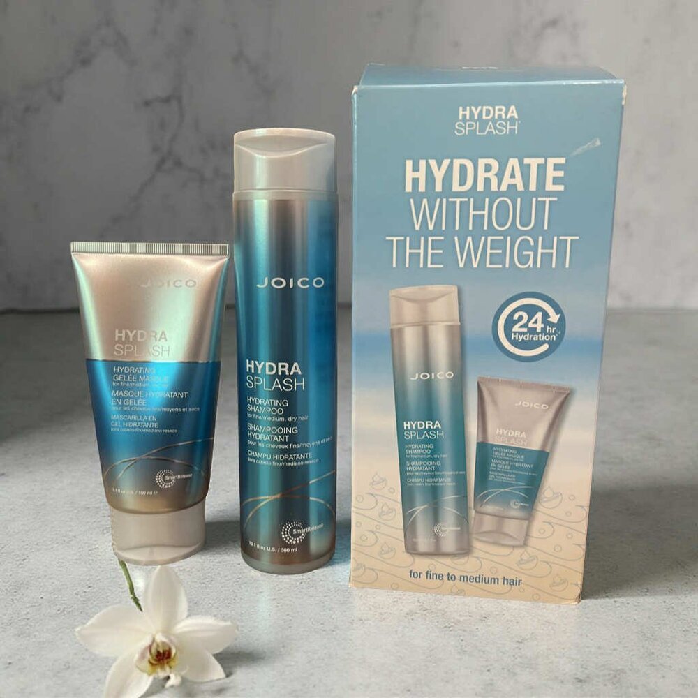 Joico Lightweight Hydration Hydra Splash Shampoo 10.1 oz & Masque Mask 5.1 oz